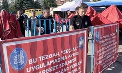 Çorum'da 'seç-al' kuralına uymayan pazar esnafının tezgahı kapatıldı