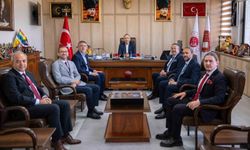 Denizli OSB Yönetimi, Denizli'ye yeni atanan Cumhuriyet Başsavcısına hayırlı olsun ziyaretinde bulundu