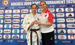 Düzceli judocu Erva Eren Avrupa üçüncüsü oldu
