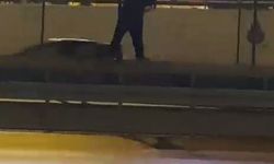 E-5'te tehlikeli anlar: Alkollü olduğu iddia edilen şahıs ortalığı birbirine kattı