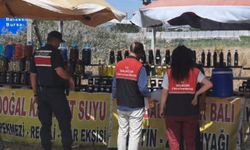 Edremit'te yol kenarındaki gıda satışlarına jandarma destekli sıkı denetim