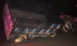 Elazığ'da traktörle otomobil çarpıştı: 3'ü ağır 10 yaralı