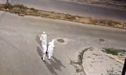 Elbistan'da gece görülen beyaz koruyucu tulum giyen şahıslar merak uyandırdı