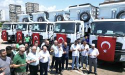 Erdemli Belediyesi hizmet filosuna 10 yeni kamyon
