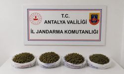 Evde yapılan aramada 1 kilo 979 gram kubar esrar ele geçirildi
