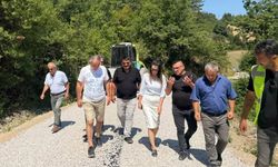 Gerze'de kırsal ulaşım çalışmaları