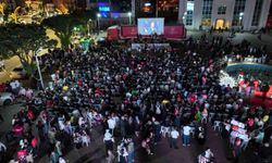 Gezici sinema tırı Çorum'da açık hava nostaljisi yaşattı