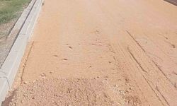Hamitler Kent Mezarlığı'ndaki ara yollara soğuk asfalt atılıyor
