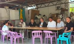 Hisarcık'ta AK Parti'den hane ziyaretleri