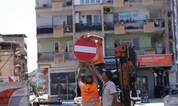 İncirliova'da trafik akış yönü değişti