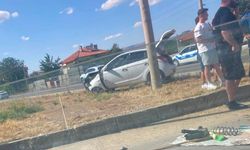 Isparta'da iki otomobil çarpıştı: 1 yaralı