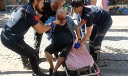 Kaldırımda yürürken hastanelik oldu