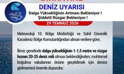 Karadeniz'de yüksek dalga uyarısı: 'Denize girmeyin'