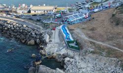 Karadeniz'in hırçın dalgaları Arnavutköy'de enerjiye dönüştü