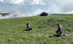 Kars'ta Mehmetçikten güç gösterisi: 14'üncü Mekanize Piyade Tugayı'ndan nefes kesen tatbikat