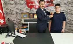 LGS şampiyonu çeyrek altınla ödüllendirildi