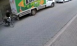 Mardin'de motosiklet hırsızlığı kamerada