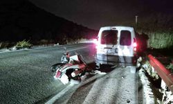 Motosiklet sürücüsü hayatını kaybetti