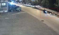 Motosikletle büyükbaş hayvana çarptı