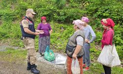 Ordu'da jandarmadan kadınlara KADES tanıtımı