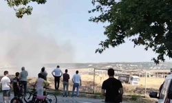 Otluk alan alevler içinde kaldı