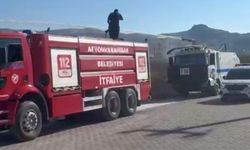 Otluk alandaki yangın TOMA'ların da müdahalesiyle söndürüldü