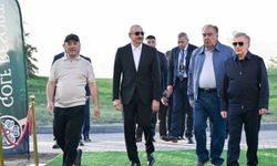 Özbekistan, Tacikistan ve Azerbaycan cumhurbaşkanları, Kırgızistan'da golf kulübü açılışına katıldı