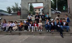 Posof'ta yaz Kur'an Kursu öğrencilerine serinleten ikram