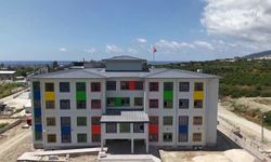 Samandağ'a inşa edilen 24 derslikli Anadolu lisesi inşaatında sona gelindi