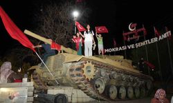 Sındırgı'da 15 Temmuz'da kortej yürüyüşü düzenlendi