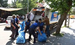 Siverek'te ele geçirilen tonlarca bozuk ürün imha edildi