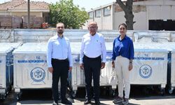 Temiz Manisa için 17 ilçeye konteyner desteği