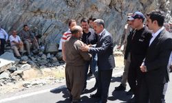 Vali Ekici, Habur Çayı'ndaki arama çalışmalarını yerinde inceledi