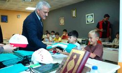 Vali Makas yaz kursu öğrencileriyle buluştu