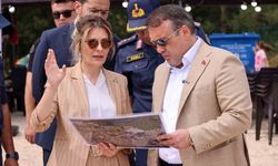 Vali Sözer Gölpark Fest'te incelemelerde bulundu