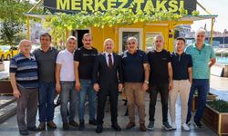 Vali Varol, güne taksi durağında başladı