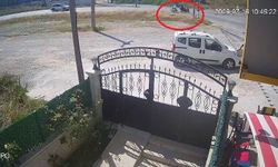 Yalova'da karı kocanın öldüğü kaza anı saniye saniye kameraya yansıdı