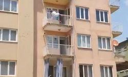 Yarı çıplak sokağa çıkan kadın daha sonra 3. kattan atladı