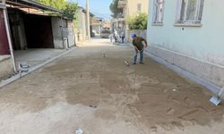 Yenipazar'da eskiyen yollar modern görünüme kavuşuyor