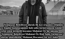Yenipazar'da halı saha turnuvasına Mahmut Öz'ün ismi verildi