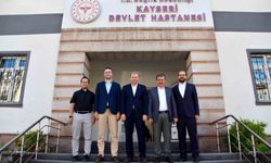 Yeşilhisar heyetinden Başhekim Çöl'e ziyaret