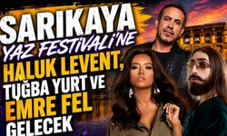Sarıkaya Yaz Festivali'ne Haluk Levent, Tuğba Yurt ve Emre Fel Gelecek