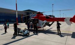 4 aylık bebek hava ambulansı ile İstanbul'a sevk edildi