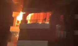 Aksaray'da alevler daireyi sardı bina boşaltıldı