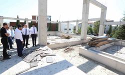Alanyurt yüzme havuzunda yapım çalışmaları sürüyor