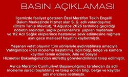 Amasya'da özel bakımevinde rahatsızlanan otizmli vatandaşın ölümüne inceleme