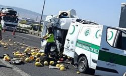 Ankara'da iki kamyonet çarpıştı: 1 ölü, 2 yaralı