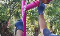 Antakya'daki parklarda bakım ve yenileme çalışmaları sürüyor