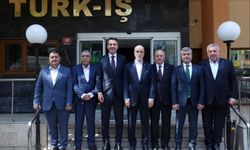 Bakan Bayraktar, Türk-İş Genel Başkanı Atalay ile bir araya geldi