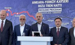 Bakan Uraloğlu: 'Yerköy - Kayseri Yüksek Hızlı Tren Projesi'nde işin yarısını tamamladık'